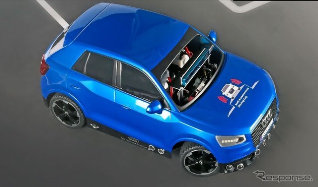 1/8スケールの アウディQ2 自動運転車