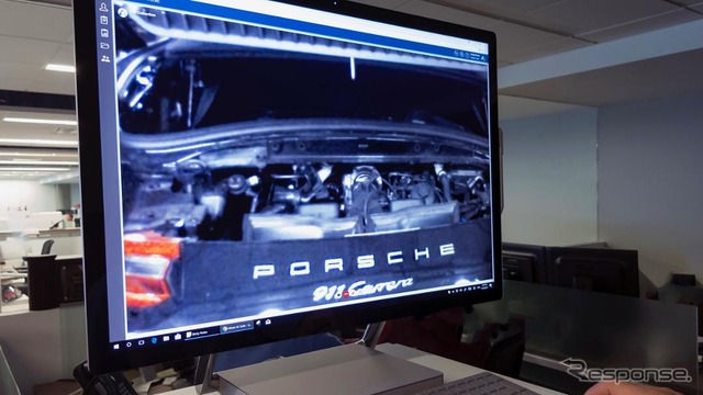 ポルシェのARテクノロジー「Tech Live Look」