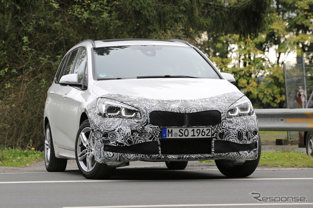 BMW 2シリーズ グランツアラー 改良モデル スクープ写真