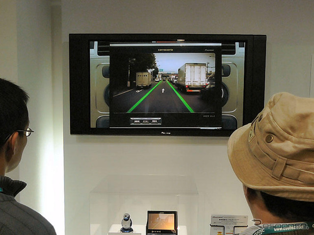 【CEATEC07】パイオニアがカーナビに画像認識技術を応用