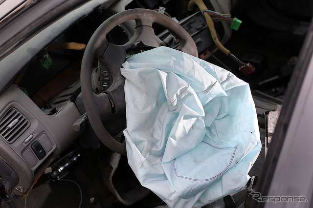 タカタのエアバッグ(車はホンダ・アコード) (c) Getty Images