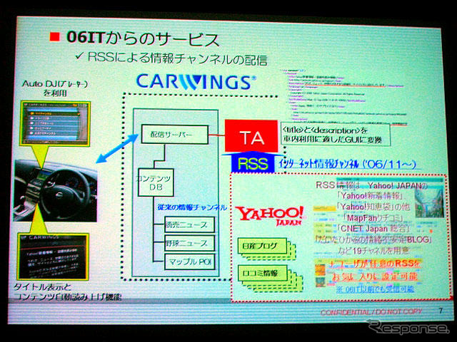 【CEATEC07】テレマティクス2.0…日産自動車講演