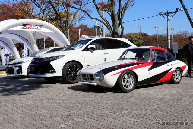 『SHIBUYA SPORTS CAR FES 2017』トヨタ・プリウスPHV GR SPORT、ハリアー GR SPORT、スポーツ800 GR CONCEPT