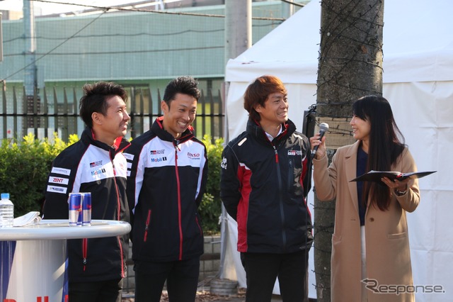 『Gravity Rally(グラビティ・ラリー)』脇阪寿一アンバサダー、中嶋一貴選手、小林可夢偉選手