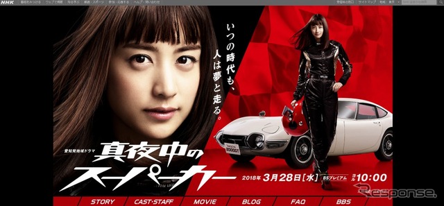 『真夜中のスーパーカー』伝説の ナゴヤ2000GT のぬり絵を募集…NHKドラマ　来春放送