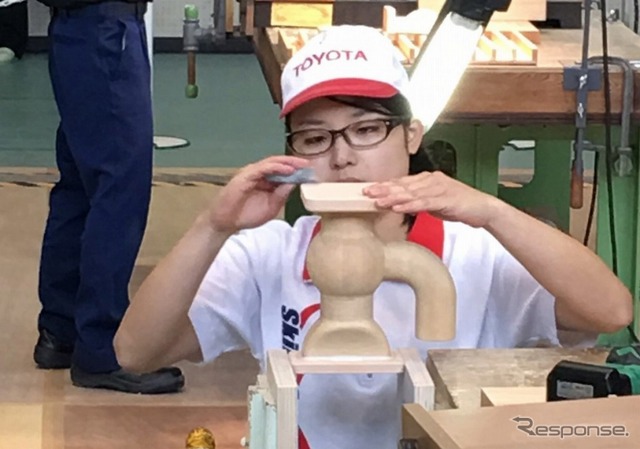 木型職で金メダルを獲得した松添美海（まつぞえみうみ）さん