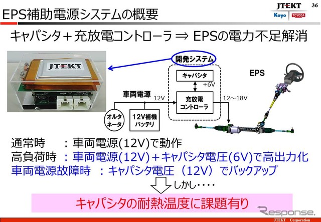 高耐熱キャパシタ発表：ジェイテクト