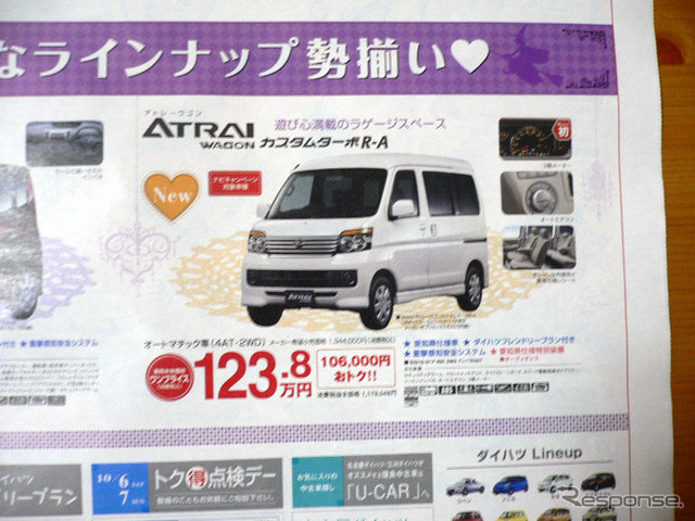 【明日の値引き情報】軽自動車 69万9000円で ミニカ を購入できる!!