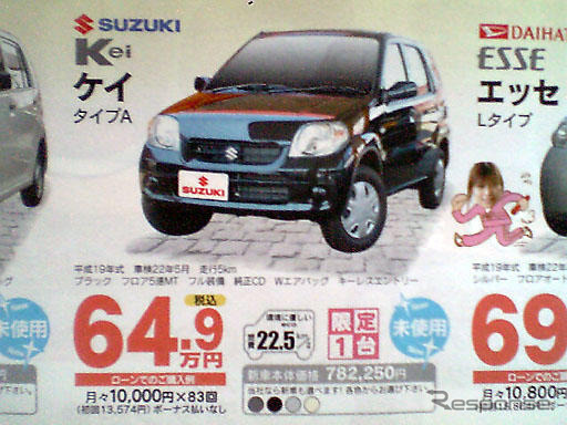 【明日の値引き情報】軽自動車 59万9000円で アルト を購入できる!!