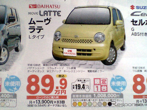 【明日の値引き情報】軽自動車 59万9000円で アルト を購入できる!!