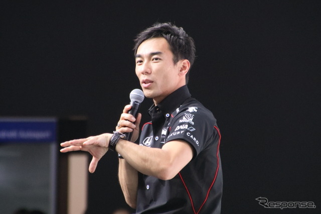 佐藤琢磨選手（東京モーターショー2017）