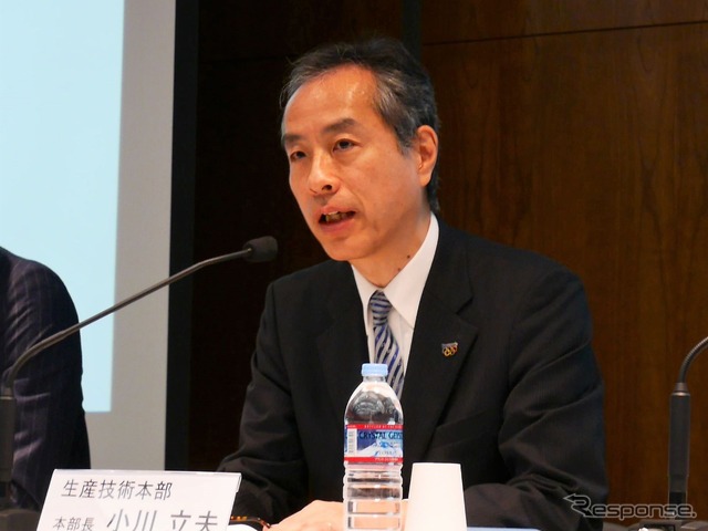生産技術本部 本部長の小川立夫(おがわたつお)氏