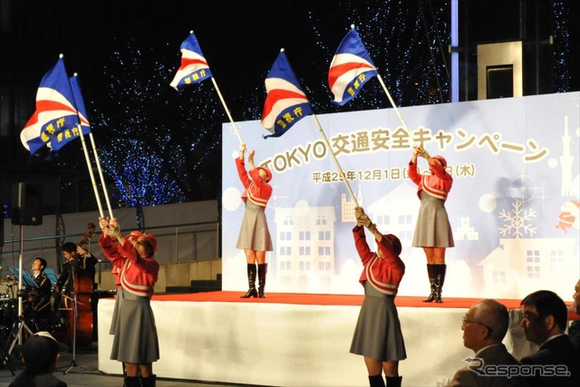 六本木ヒルズアリーナで開催された警視庁・東京交通安全キャンペーン