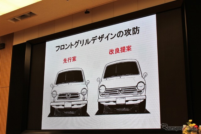 ホンダ  N360のフロントデザイン案