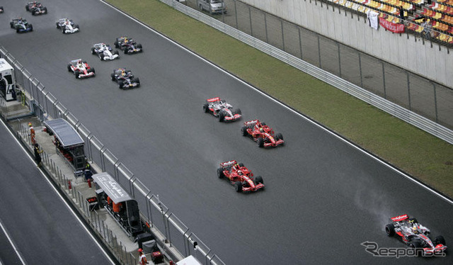 【F1中国GP】決勝…王者決定は持ち越し