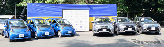 日本政府が三菱自動車の電動車をフィリピンのエネルギー省に寄贈