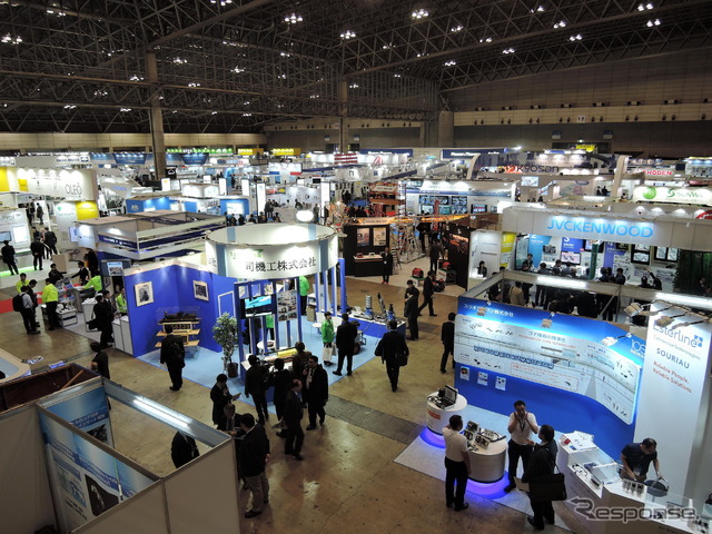 第5回鉄道技術展の展示会場風景