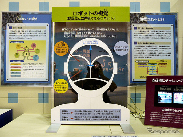 ロボットワールド07…日本のロボット集合、ステージと展示