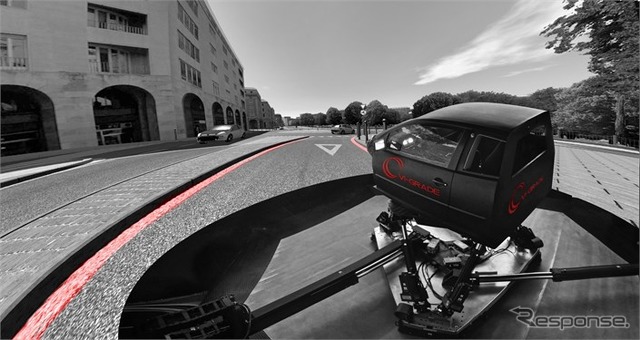 ホンダR&Dヨーロッパが導入する新ドライビングシミュレーター技術「DiM250」のイメージ