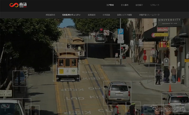 センスタイム社（Webサイト）