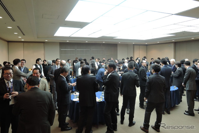 レイルウェイ・デザイナーズイブニング懇親会の様子