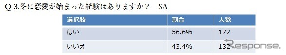 「クリスマス直前!恋事情調査報告」に関するインターネット調査の結果
