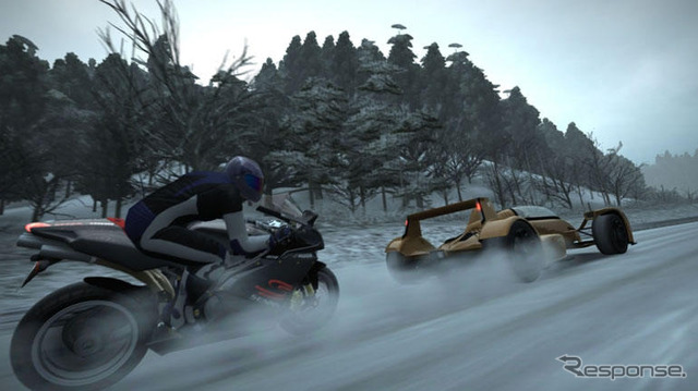 Xbox 360『PGR 4』…雪道で300km/h
