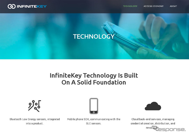 インフィニットキー社(WEBサイト)