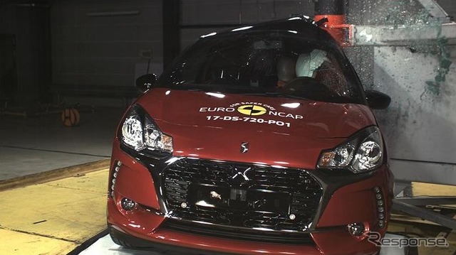 DS3のユーロNCAP衝突テスト