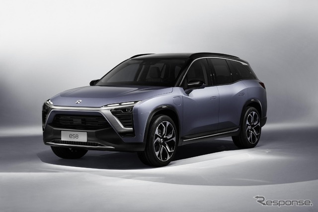 中国NIOの新型EV、バッテリーを交換して航続伸ばす…大型SUVのES8