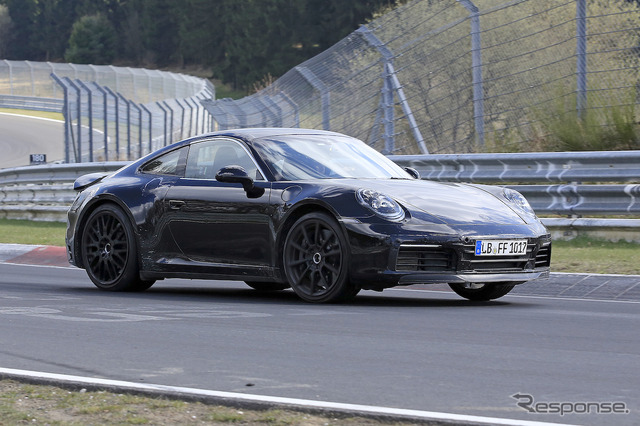 ポルシェ 911 次期型スクープ写真