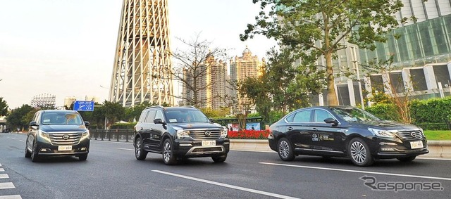 中国の広州汽車集団(GACモーター)の主要車種