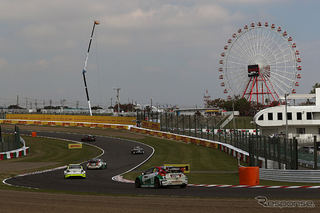 2014年に鈴鹿で開催されたWTCC日本戦の模様。