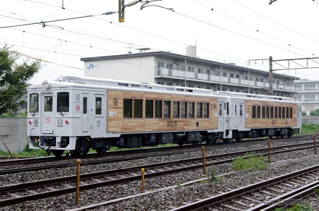 2018年2月に日豊本線宮崎~大分間で特別運行される、日南線の観光列車『海幸山幸』。