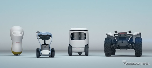 ホンダの新型コミュニケーションロボットのコンセプトモデル、3E-A18など