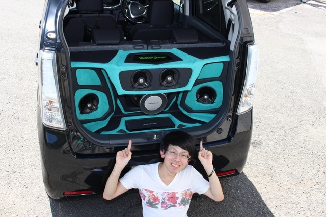car audio newcomer! U-23 スズキ ワゴンRスティングレー(オーナー:佐々木堅一さん) by Warps 前編