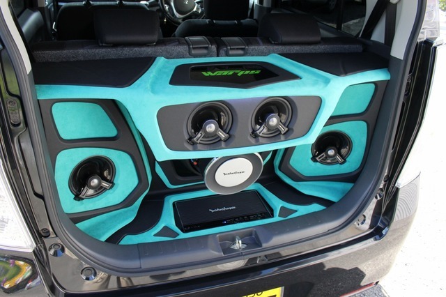 car audio newcomer! U-23 スズキ ワゴンRスティングレー(オーナー:佐々木堅一さん) by Warps 前編