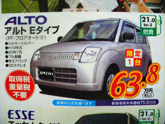 【値引き情報】このプライスで軽自動車を購入できる!! 秋のお出かけに