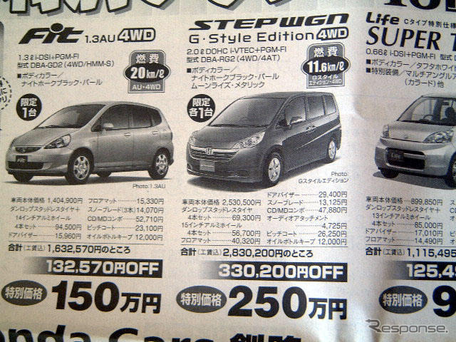 【新車値引き情報】このプライスでSUV、ミニバン、RV!! 冬に備えて