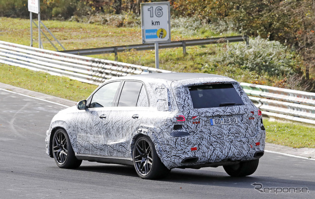 メルセデス AMG GLE63 次期型スクープ写真