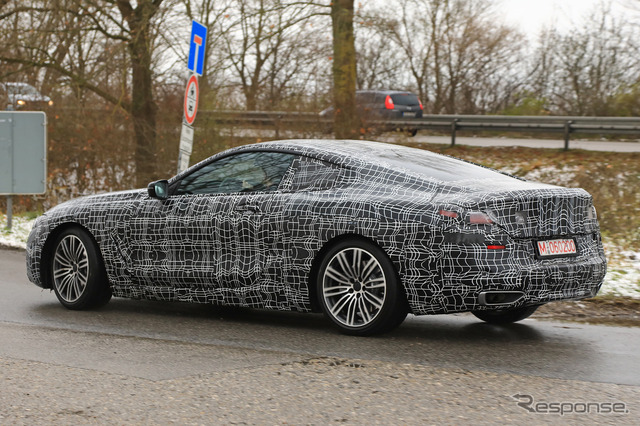 BMW 8シリーズ スクープ写真