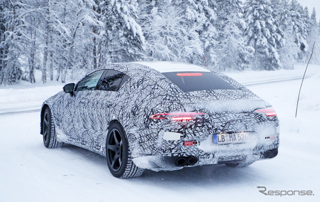 メルセデス AMG GT 4ドア（仮）スクープ写真