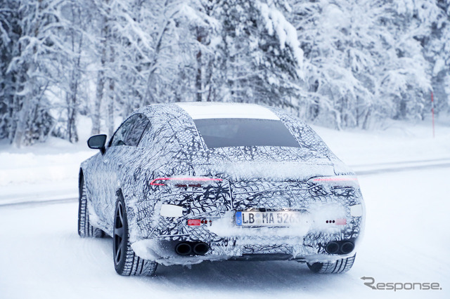 メルセデス AMG GT 4ドア（仮）スクープ写真