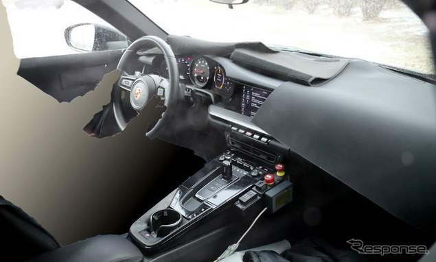 ポルシェ 911カブリオレ 次期型スクープ写真