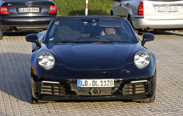 ポルシェ 911カブリオレ 次期型スクープ写真