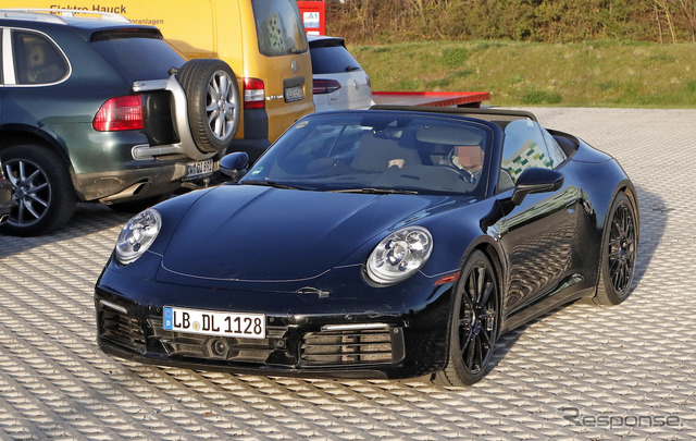 ポルシェ 911カブリオレ 次期型スクープ写真