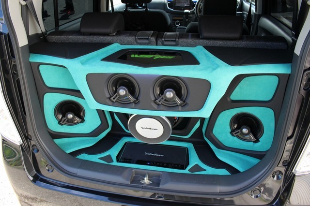 car audio newcomer! U-23 スズキ ワゴンRスティングレー(オーナー:佐々木堅一さん) by Warps 後編