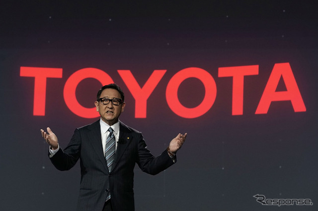 豊田章男社長（CES 2018）　(c) Getty Images