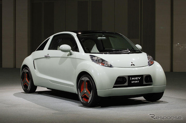 【東京モーターショー07】三菱 i MiEV SPORT…未来感を強調