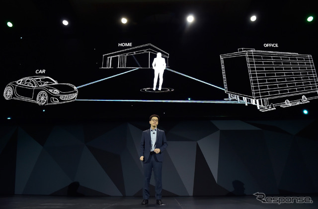 LGエレクトロニクス（CES 2018）　(c) Getty Images
